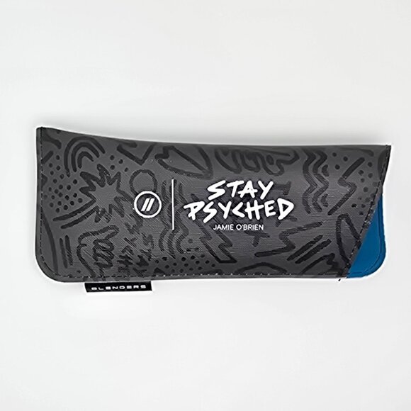 Blenders Jamie O’Brien Matte Black Frame Polarized Smoke Lens Aviator Sunglasses - Picture 16 of 16